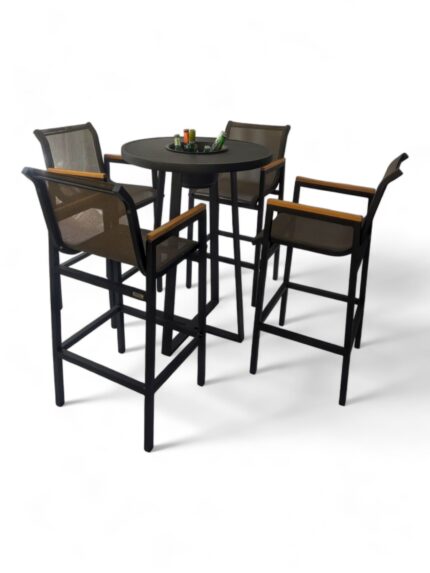 Conjunto de banquetas Arezzo em tela